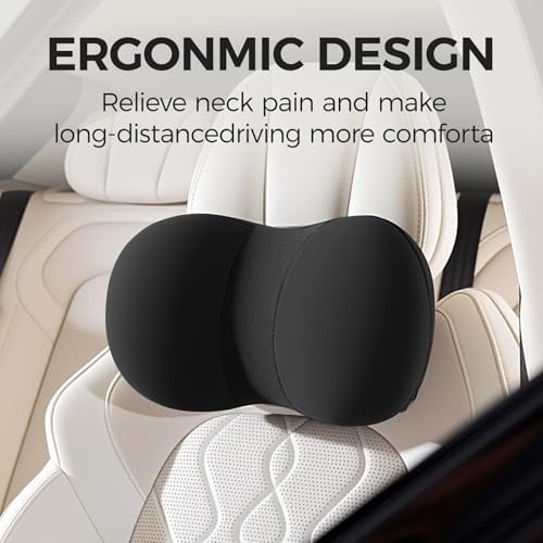 BABUR Car Headrest Pillow, Car Neck Pillow for Pain Relief While Driving