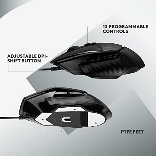 Logitech G502 X Wired Gaming Mouse + G335 Wired Gaming Headset - Black