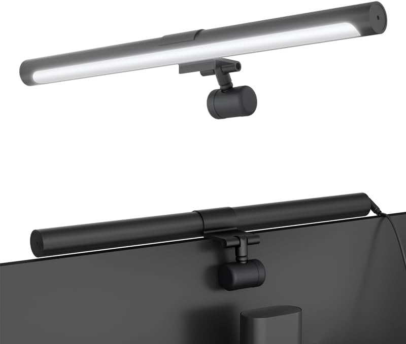 Computer Monitor Light Bar- LED Monitor Light Lamp with 4 Adjustable Brightness/Color Temperature- Eye-Caring USB Computer Lamp Dimmable Screen Light Bar for Work and Office