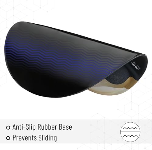 Mr. Pen- Ergonomic Mouse Pad with Wrist Rest, Golden Tree Design