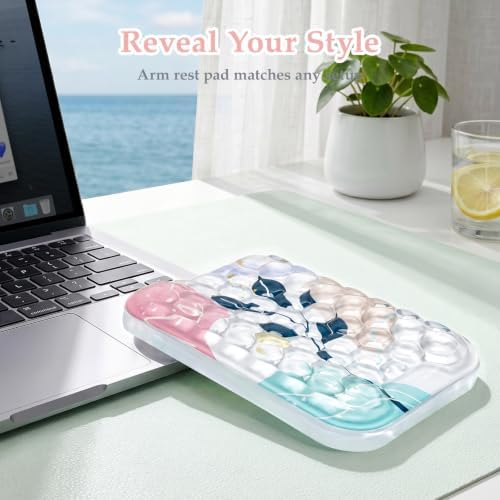 Ospelelf Desk Elbow Rest Pads, Gel Arm Rest Pad Support for Keyboard