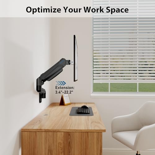 BONTEC Monitor Wall Mount Arm, 13-42 Inch Screens, Max VESA 200x200mm