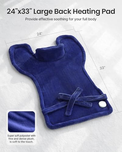 RENPHO Electric Heating Pad for Neck, Shoulders & Back, FSA Eligible HSA