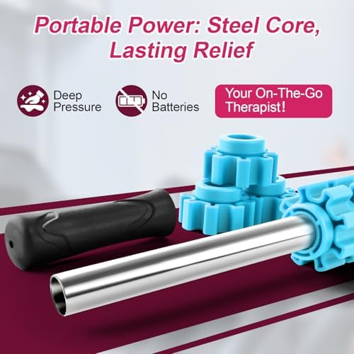 ZanLLW Massage Roller, Muscle Roller Stick, Therapy Roller Stick for Legs, Calf, Thigh, Lipo Roller for Relief Muscles, Deep Tissue Massage Rolling Pin for Trigger Points, Help Sore Muscle Recovery