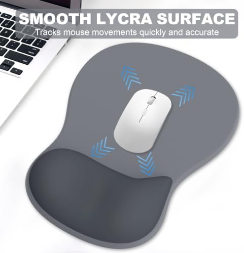 Ergonomic Mouse Pad with Wrist Rest and Keyboard Wrist Rest, Gel Mousepad