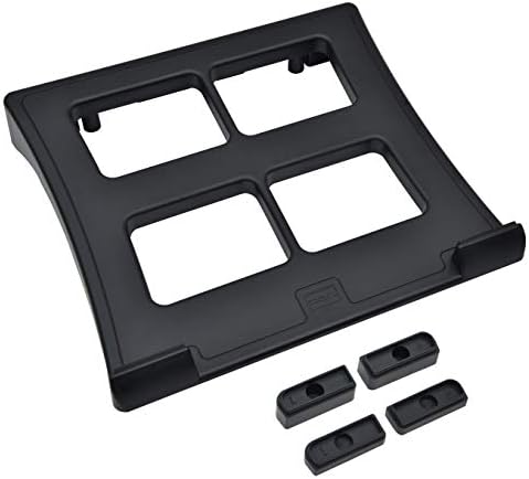 DAC Ventilated Height and Angle Adjustable Laptop Stand Riser for Desk, Non-skid, Cable Management Included 2.6" x 11.5" x 13"