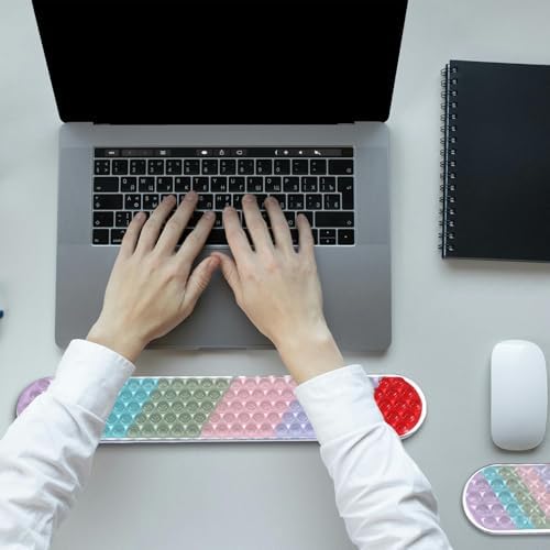 PATIKIL Gel Wrist Rest, Ergonomic Silicone Gel Mouse Pad Mouse Wrist Support Cool Touch Cushion for Mouse Computer Laptop Home Office Work,Mouse Pad Purple Ombre
