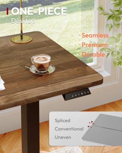 SANODESK One-Piece 48 x 24'' Electric Height Adjustable Standing Desk