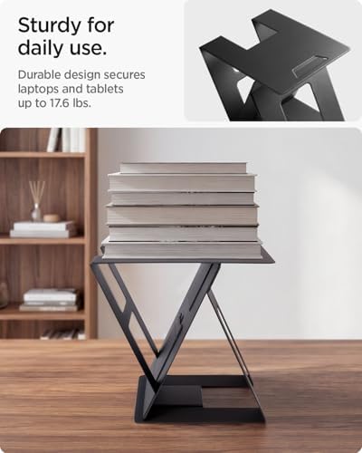Spigen Slim Fold Portable Standing Desk Laptop Stand Foldable