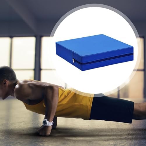 Balance Pad 40x33x13cm (15.7x13.0x5.1in) PU Leather Exercise Mat for Stretching, Strength Training, Home Gym Seat Cushion Workout Board