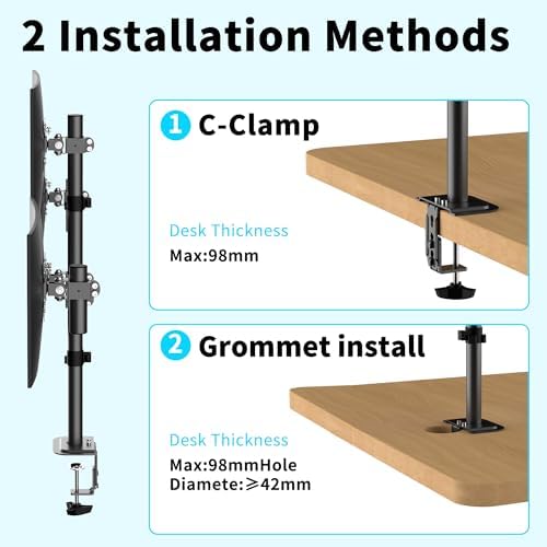 Pholiten Quad Monitor Mount for 13-32 Inch Screens