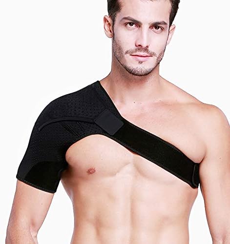 HUEGLO Shoulder Brace Men&Women Rotator Cuff Support for Pain Relief,Right