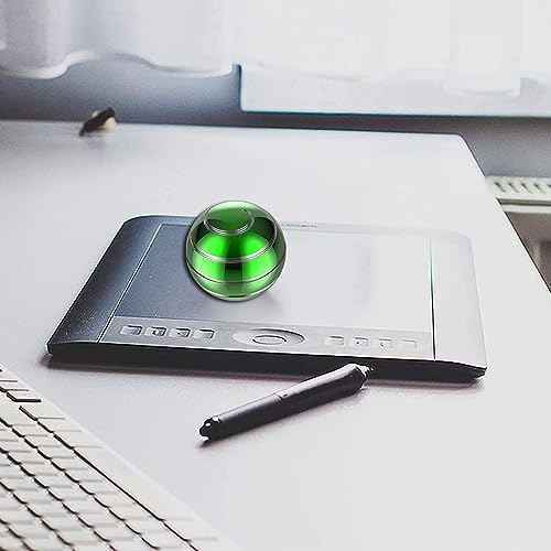 Kinetic Fidgets Desk Toy ADHD Stress Relief 1.77in Green Silver