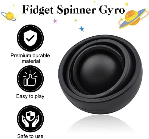 Fidget Toys for Adults, Autism Sensory Toys for Kids 8-12, Black 1PC