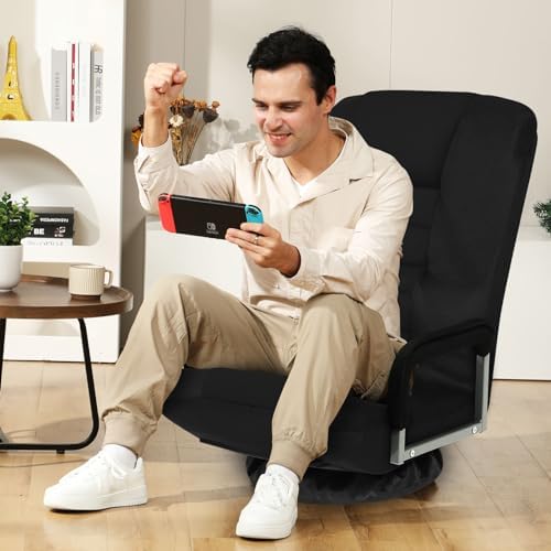 Swivel Gaming Chair Multipurpose Video Game Chairs w/6 Adjustable Postion