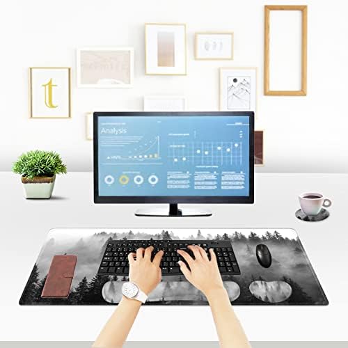 ToLuLu Extended Gaming Mouse Pad, Ergonomic Keyboard Mouse Wrist Rest Set