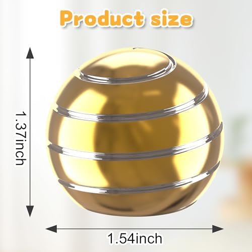 Kryfa 1.54in Kinetic Desk Toy ADHD Stress Relief Gift Adults, Gold