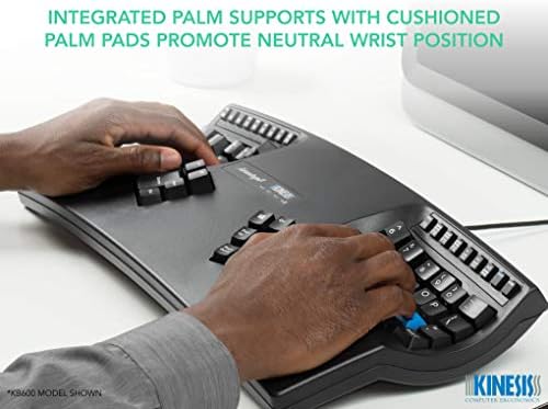 KINESIS Advantage2 Quiet LF Ergonomic USB Keyboard (KB600LFQ)