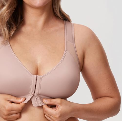 DELIMIRA Women's Front Closure Posture Support Bras