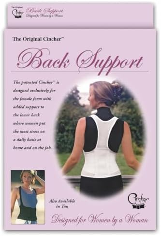 Actimove FLA Orthopedics Cincher Back Support for Women, Black, Medium