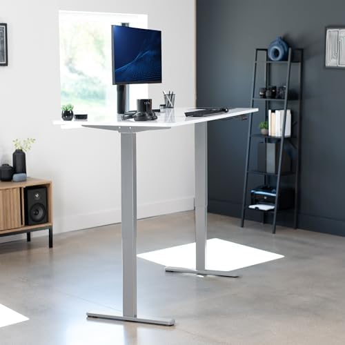 VIVO White Dry Erase 71 x 30 in Standing Desk, DESK-KIT-E2G7WE