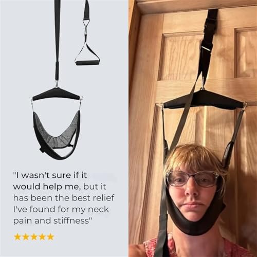 Vivosleep Neck Stretcher, Vivosleep Neck Stretcher Cervical Traction Device for Decompression Home Physical Therapy, Portable Neck Stretcher Hammock (1x Pro Version)