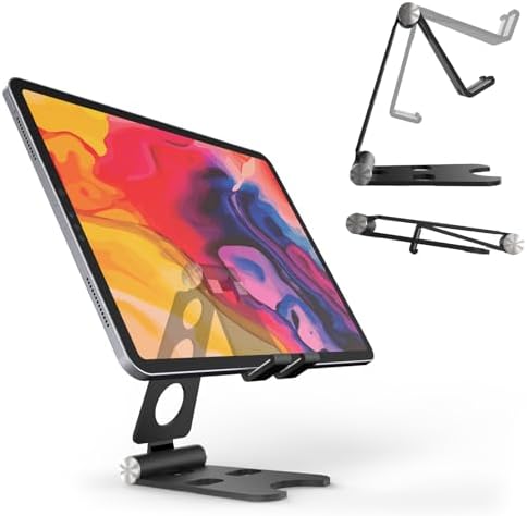 Kado Aluminum Alloy Tablet Stand for Portable Monitor, Foldable iPad Stand