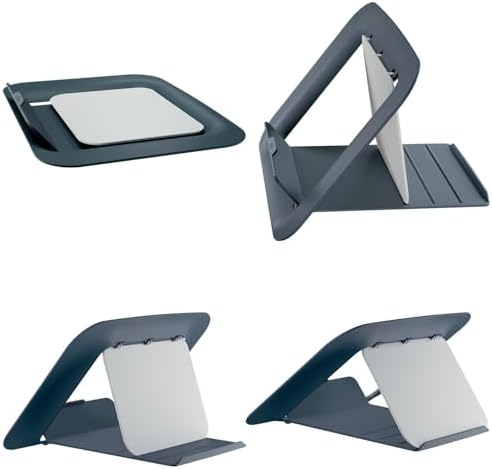 Leitz Ergo Laptop Stand, Adjustable Computer Riser, Portable Notebook Stand for Desk (64260089-NA) (Pack of 6)