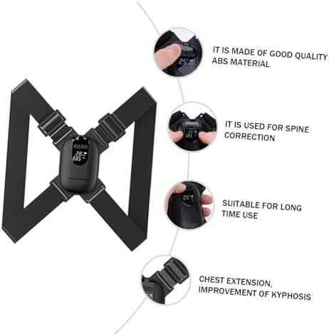 Smart Posture Corrector Belt with Intelligent Vibration Reminder for Hunchback Correction Breathable Comfortable Back Support for Men and Women Sitting at Home Office School
