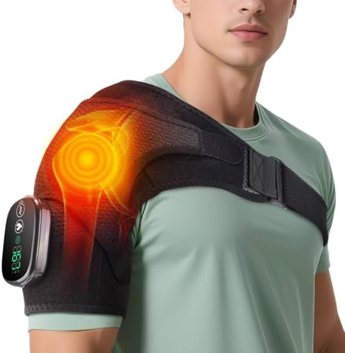 Cordless Shoulder Heating Pad, FSA Eligible Heated Shoulder Massager
