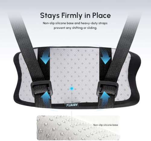 Office Chair Arm Pads, Gel Memory Armrest Pads, Set of 2 Mesh