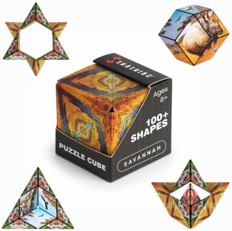 Shashibo DODECA Magnetic Puzzle Cube, Stress Relief Fidget Toy
