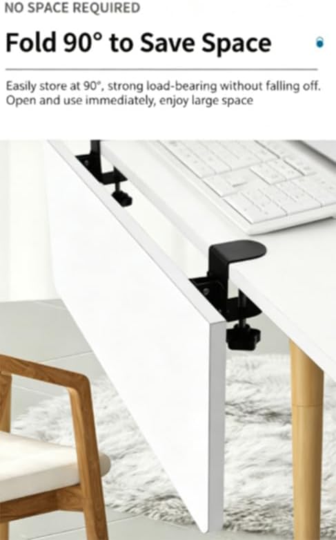 2 Pack Cold Rolled Steel Rotatable Under On Keyboard Tray Slides
