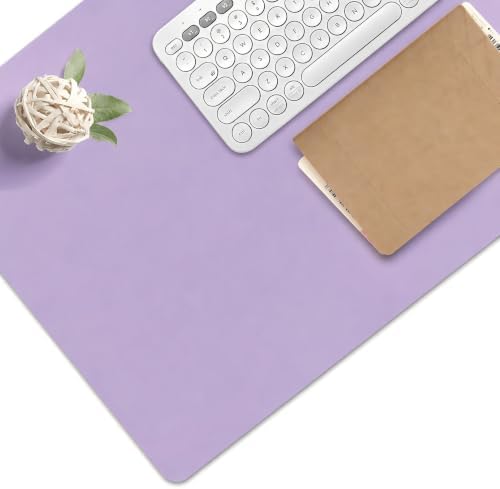 Mouse Pad and Keyboard Wrist Rest (31.5×15.7 Inches, Lavender)