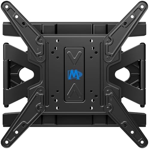 Mounting Dream Ultra Slim Full Motion TV Wall Mount, Low Profile Articulating TV Mount for 26 to 75 Inch TVs - Smooth Extension, Swivel, Tilt, Fits 16" Studs, Max VESA 400x400mm, Holds 88lbs