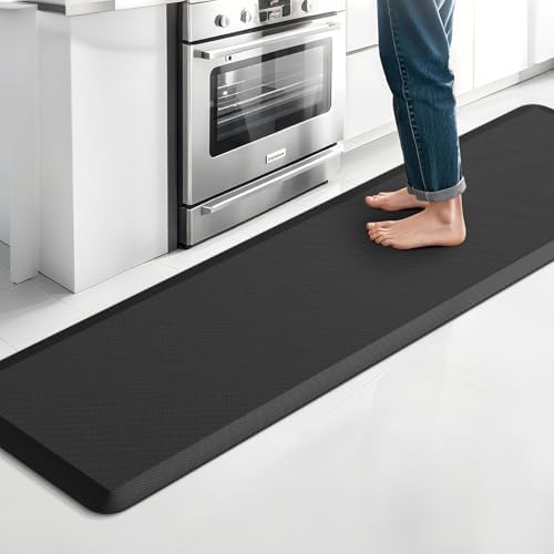 TranquilRelax 17.3''x60'' Large Kitchen Mat Rug, Comfort Mat for Floor, Non-Slip, Waterproof & Stain Resistant & Easy Clean, Standing Desk Mat for Kitchen, Sink, Office