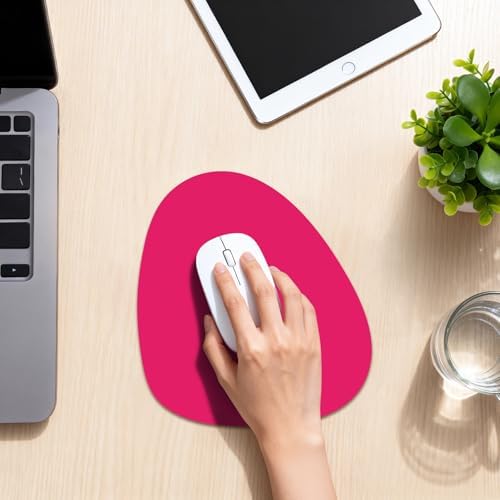 Water Drop Mouse Pad 7.3x8in Non-Slip for Laptop, Black
