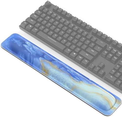TECKNET Wrist Rest for Computer Keyboard Ergonomic, 1 in Thick, 17x3.3 in