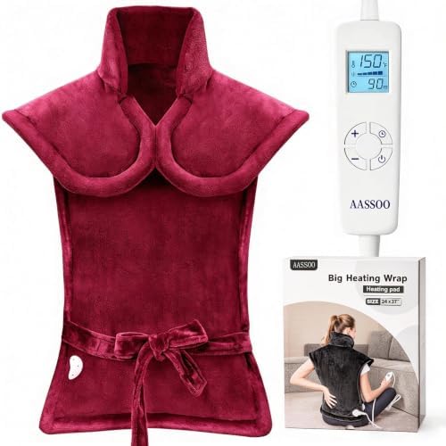 Ultra Hot Graphene Heating Pad for Neck Shoulders and Back