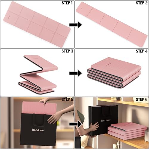 Readaeer Double Color Yoga Mat - 72"x24"x0.24" (6mm),Non-Slip TPE Exercise Mat