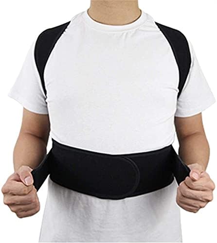 Back Corrector for Men and Women, Anti-kyphosis, Double Adjustable Shoulder Straps Breathable Mesh Panel to Stress