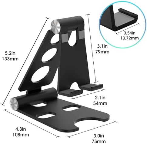 Kado Aluminum Alloy Tablet Stand for Portable Monitor, Foldable iPad Stand