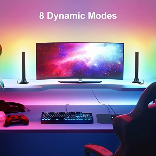 RGB Light Bar Music Sync RGB IC LED Lights Bars USB Powered Remote Control