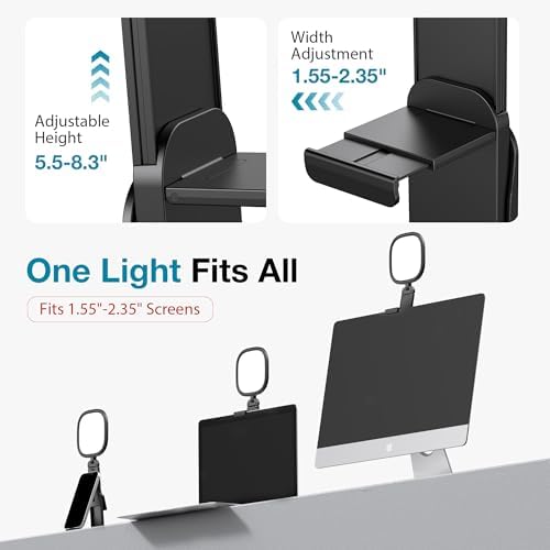 InnoGear Ring Light with Stand for Desk Computer Selfie 120 LED 50 Modes