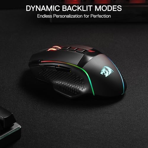 Redragon M991 3-Mode Wireless RGB Gaming Mouse 26000 DPI Remapping Keys