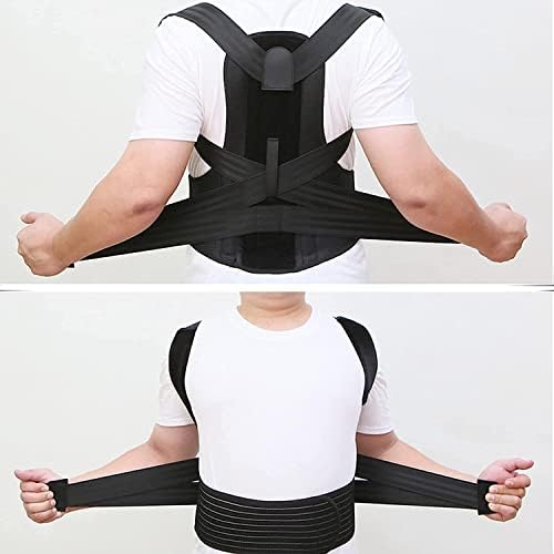 Large Posture Corrector Large Size Strong Adult Kyphosis Correction Belt Soft Breathable Comfort Effective Back Shoulder Clavicle Support Neck Pain Relief,3XL