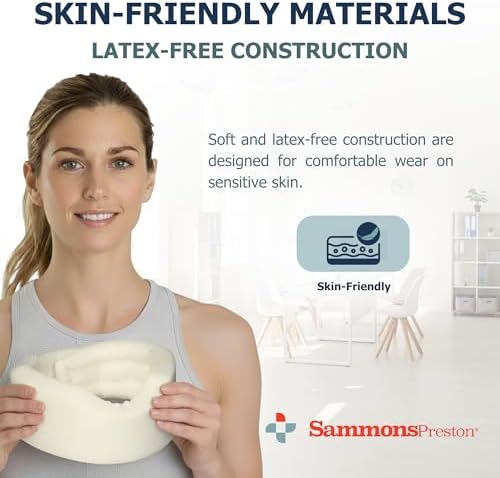 Sammons Preston Soft Cervical Collar, 2", Neck Brace, Pain Support, Cream