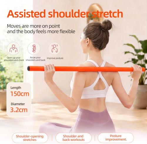 Yoga Stick Posture Corrector for Adults & Children Workout