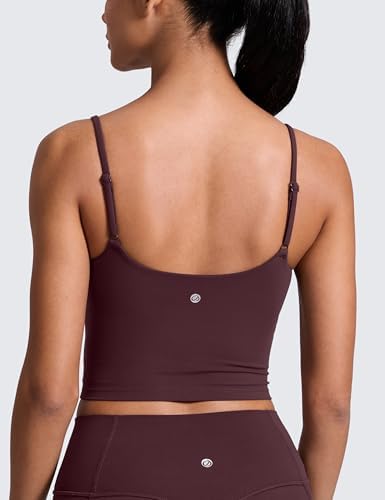 CRZ YOGA Butterlift Scoop Neck Crop Tank Top