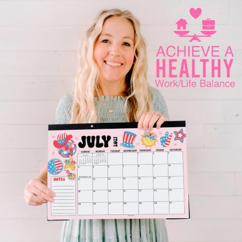 Large Desk Calendar 2027 - Desktop Calendar 2027-2028